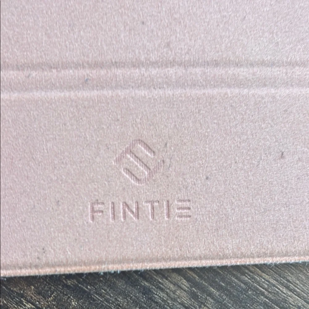 Rose Gold Tri-Fold Tablet Cover with Textured Elegance